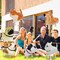6-Piece Walking Animal Balloon Set - Life-Size Dog and Cat Mylar Foil Balloons - Realistic Walking Pet Decorations for Puppy Birthdays, Kitten Theme Parties, and Animal Lovers' Events